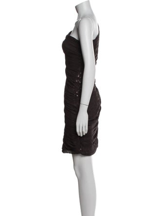 Aidan Mattox Silk Mini Dress