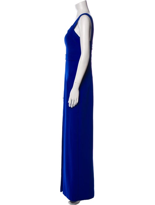 Aidan Mattox V-Neck Long Dress