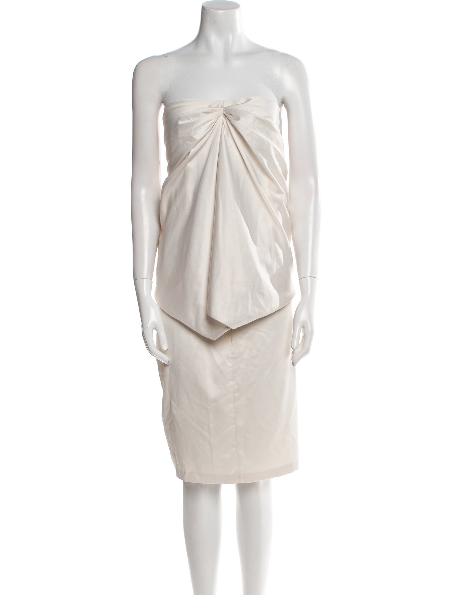 Aidan Mattox Strapless Mini Dress