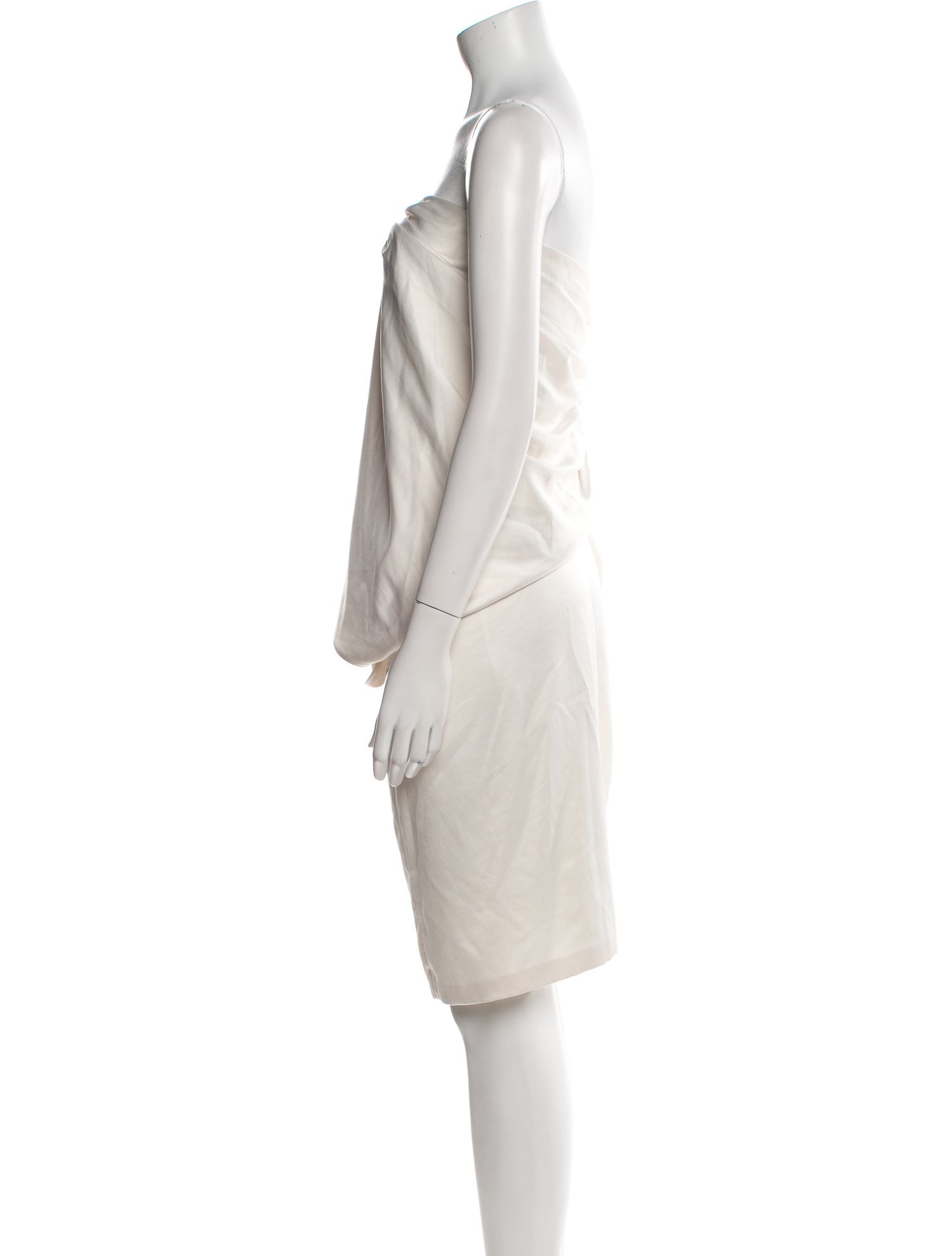 Aidan Mattox Strapless Mini Dress