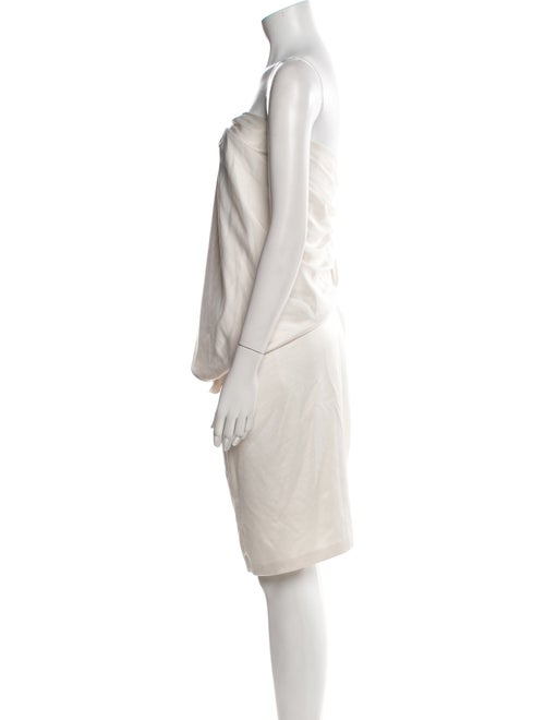 Aidan Mattox Strapless Mini Dress