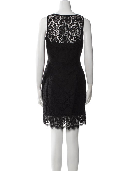 Aidan Mattox V-Neck Mini Dress