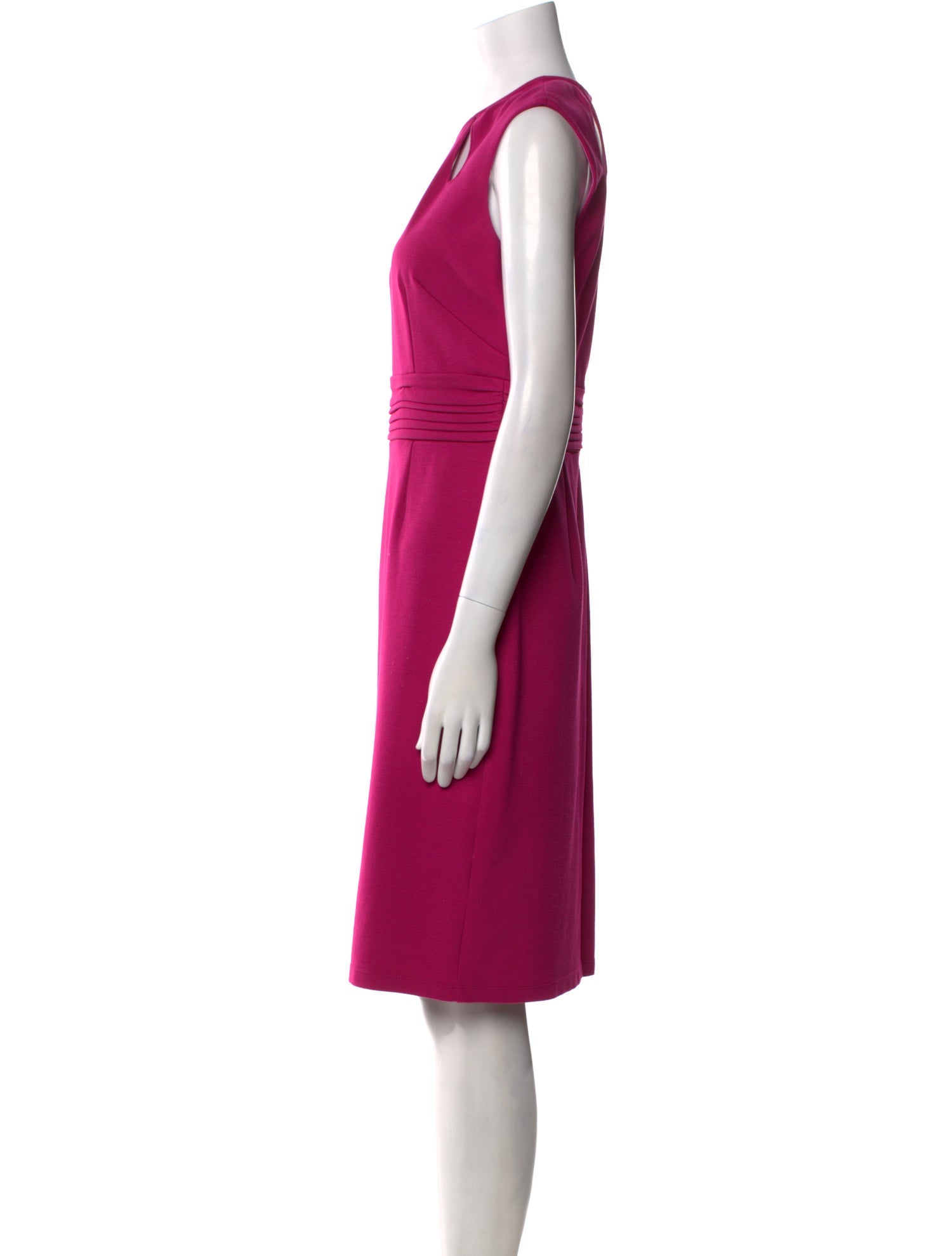 Aidan Mattox Crew Neck Knee-Length Dress