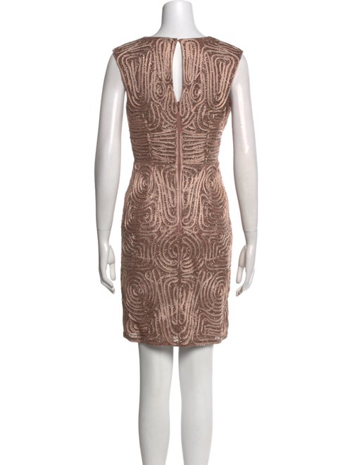 Aidan Mattox Printed Mini Dress