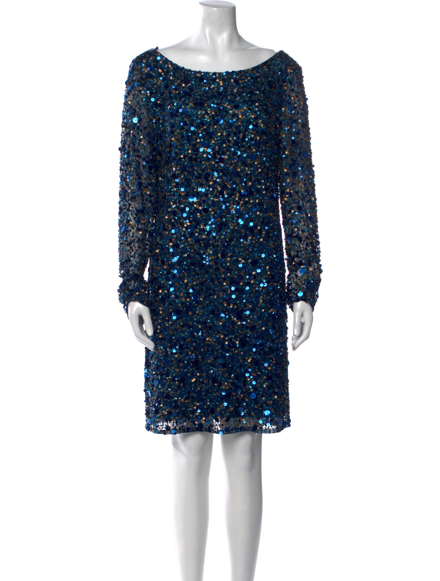 Aidan Mattox Scoop Neck Mini Dress w/ Tags