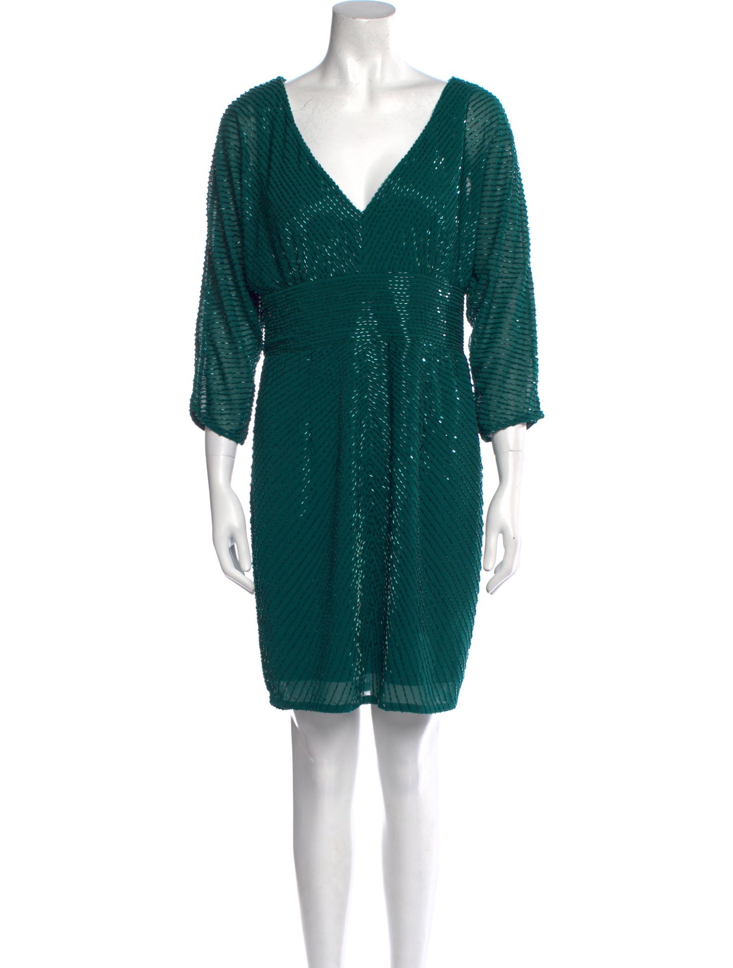 Aidan Mattox V-Neck Mini Dress w/ Tags