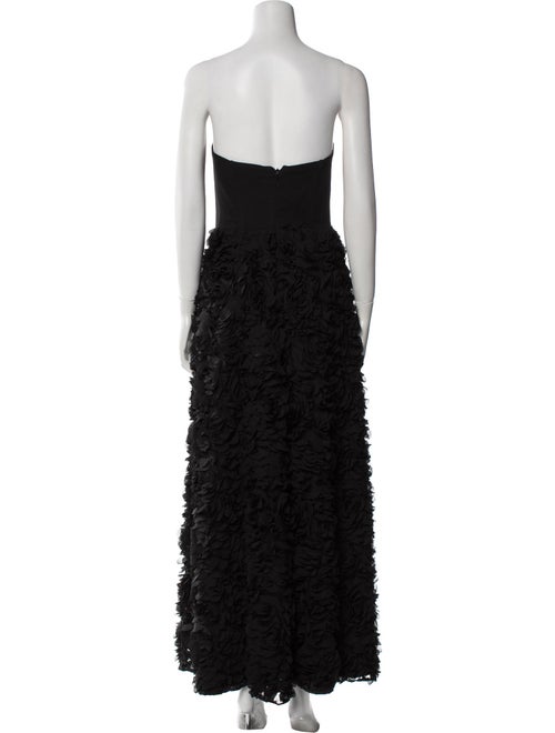Aidan Mattox Strapless Long Dress