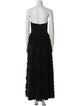 Aidan Mattox Strapless Long Dress