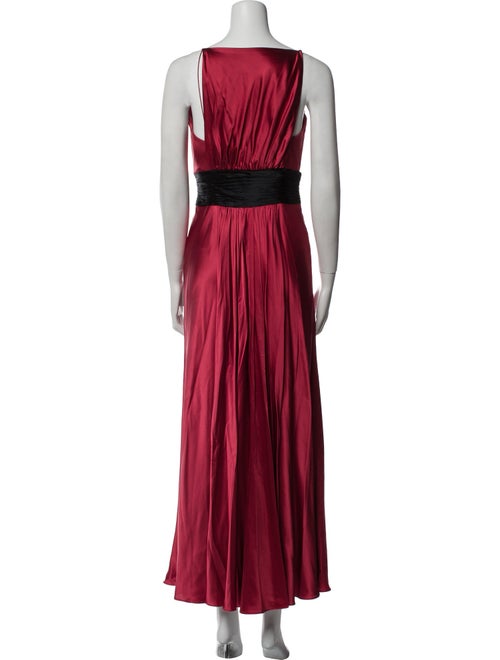 Aidan Mattox Silk Long Dress