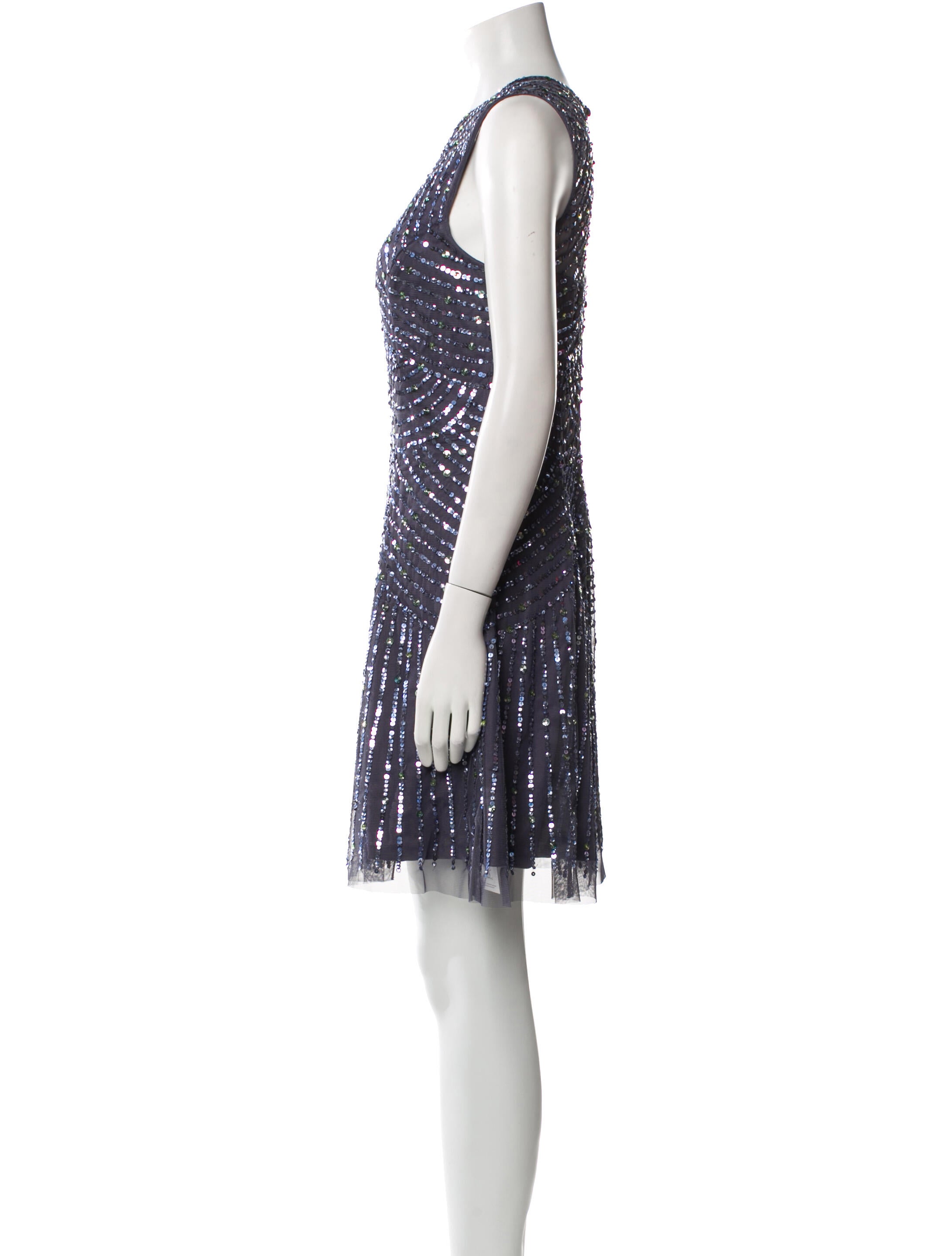 Aidan Mattox Crew Neck Mini Dress w/ Tags