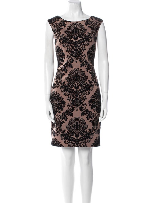 Aidan Mattox Printed Mini Dress