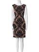 Aidan Mattox Printed Mini Dress