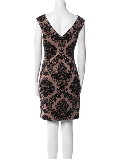 Aidan Mattox Printed Mini Dress