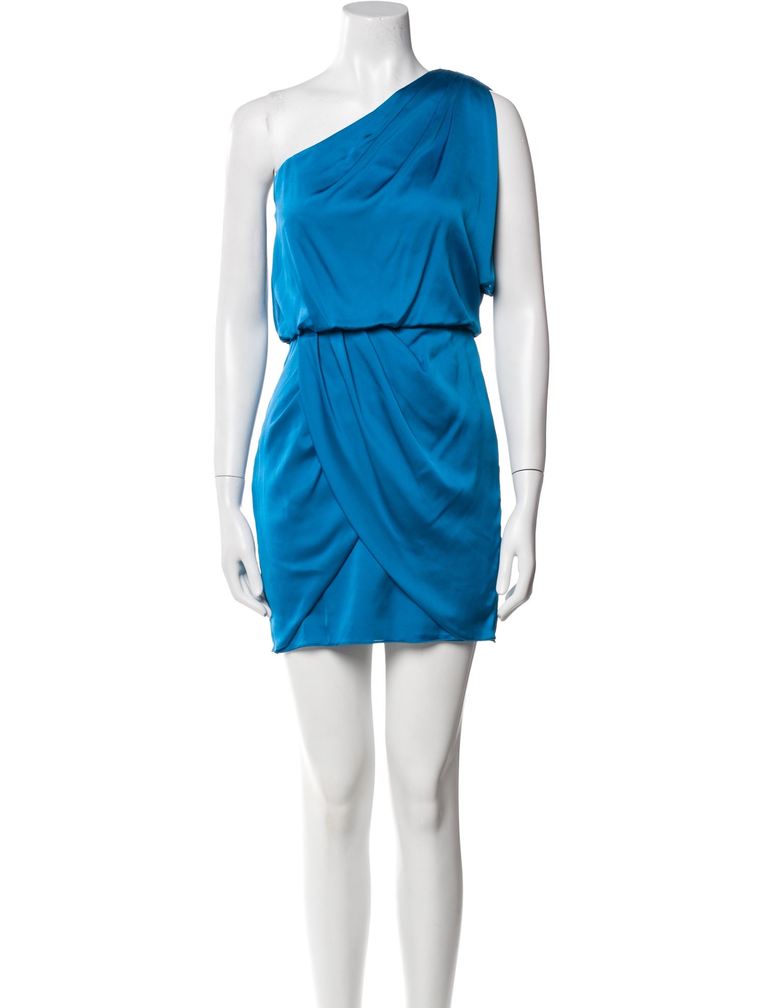 Aidan Mattox One-Shoulder Mini Dress