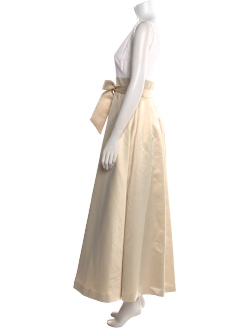 Aidan Mattox V-Neck Long Dress