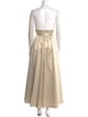 Aidan Mattox V-Neck Long Dress