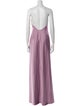 Aidan Mattox Cowl Neck Long Dress