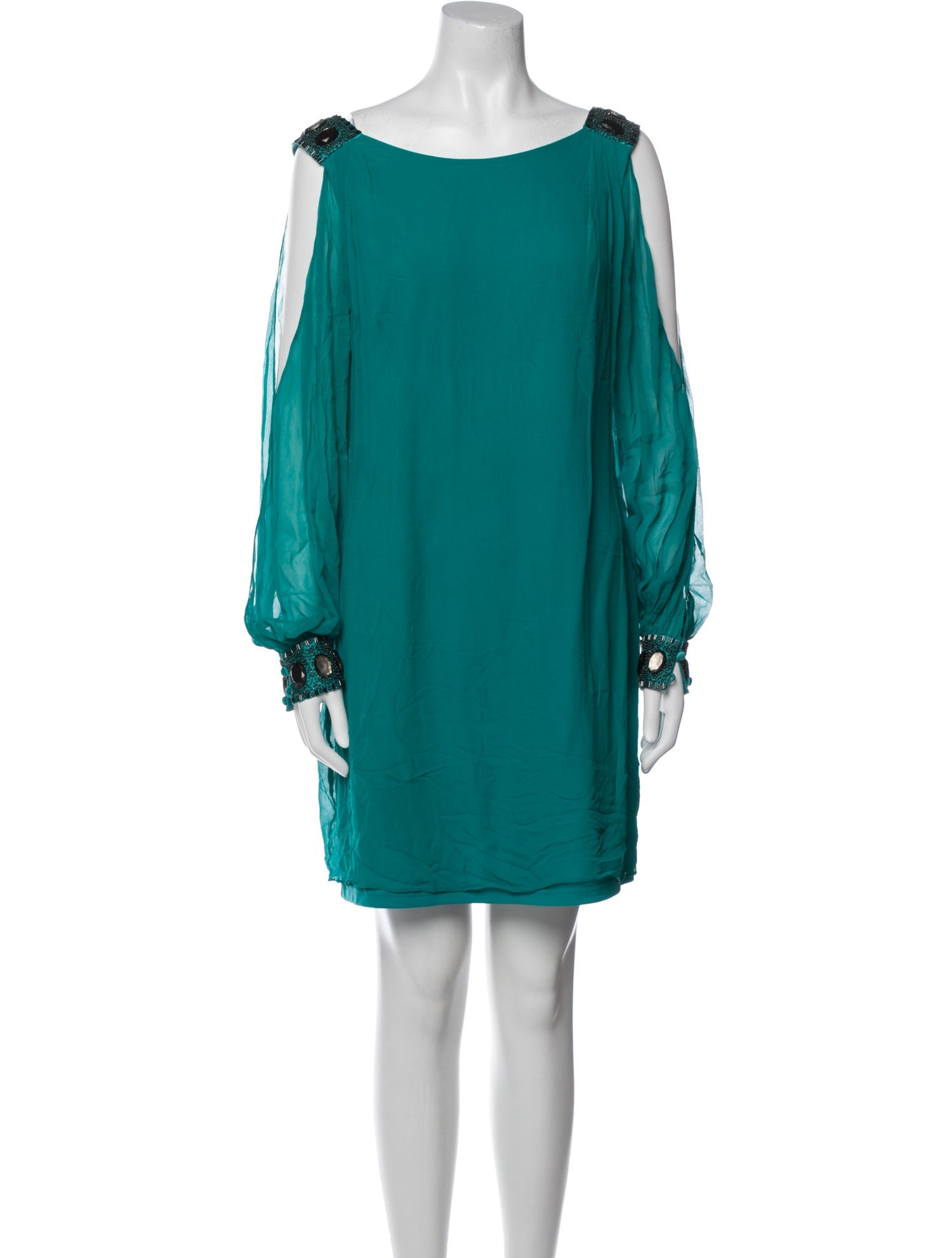 Aidan Mattox Silk Long Dress