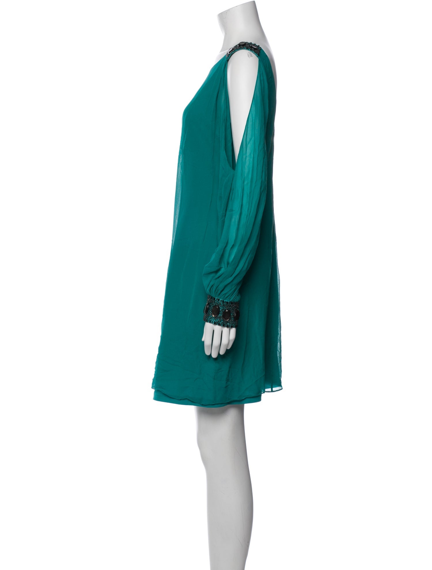 Aidan Mattox Silk Long Dress