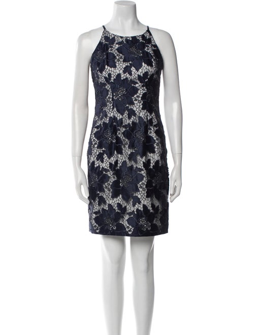Aidan Mattox Printed Mini Dress
