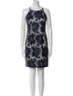 Aidan Mattox Printed Mini Dress