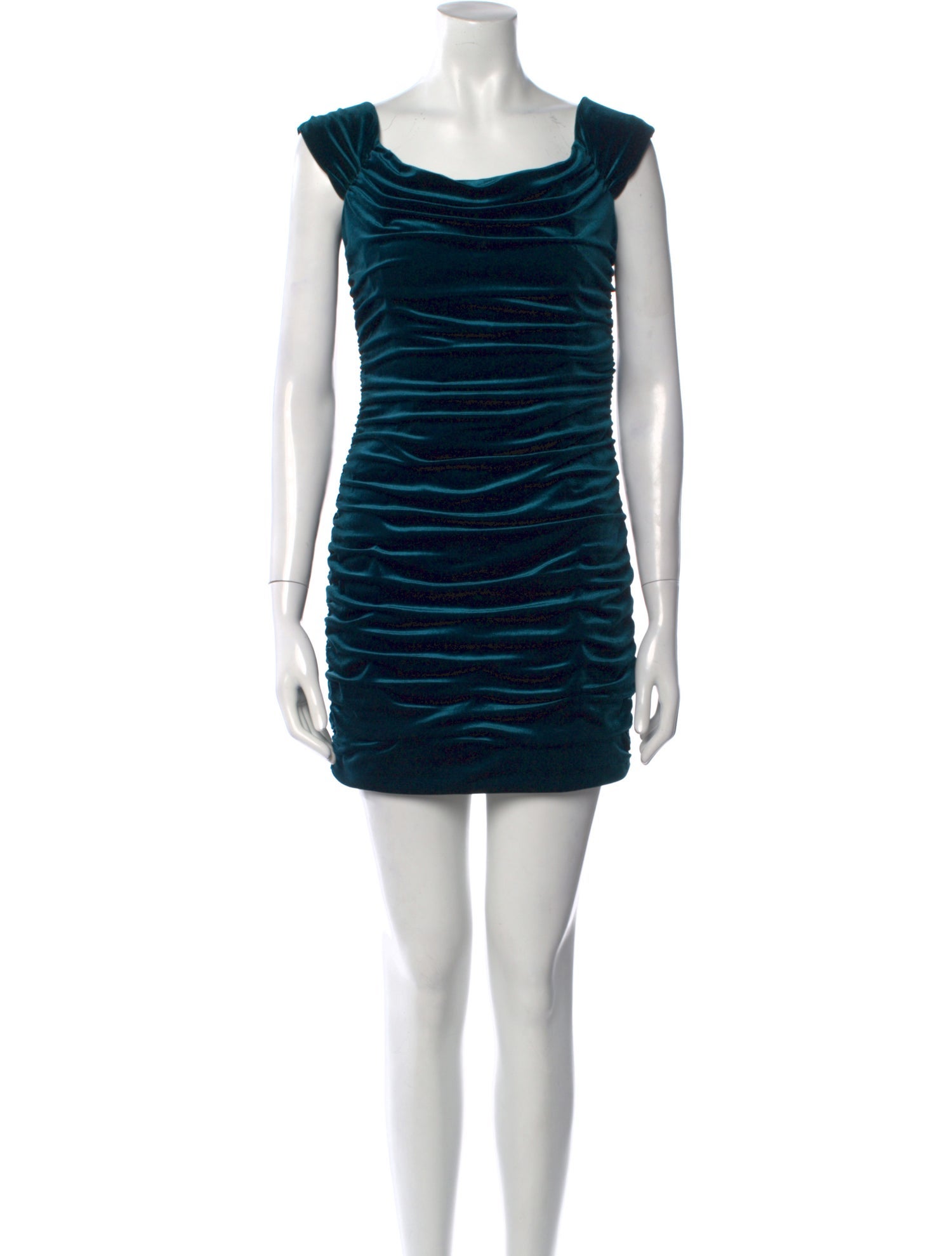Aidan Mattox Cowl Neck Mini Dress