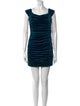 Aidan Mattox Cowl Neck Mini Dress