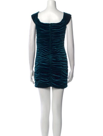 Aidan Mattox Cowl Neck Mini Dress