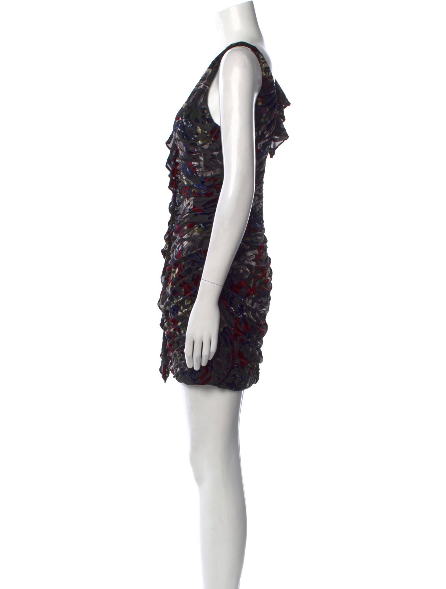 Aidan Mattox Printed Mini Dress