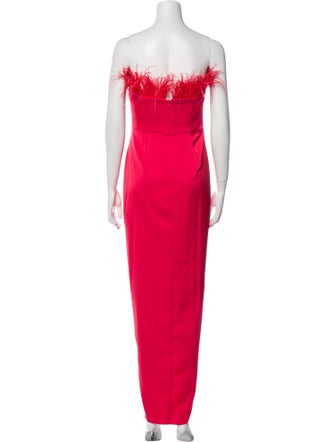 Aidan Mattox Strapless Long Dress