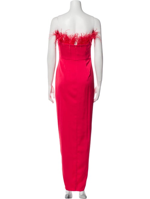 Aidan Mattox Strapless Long Dress