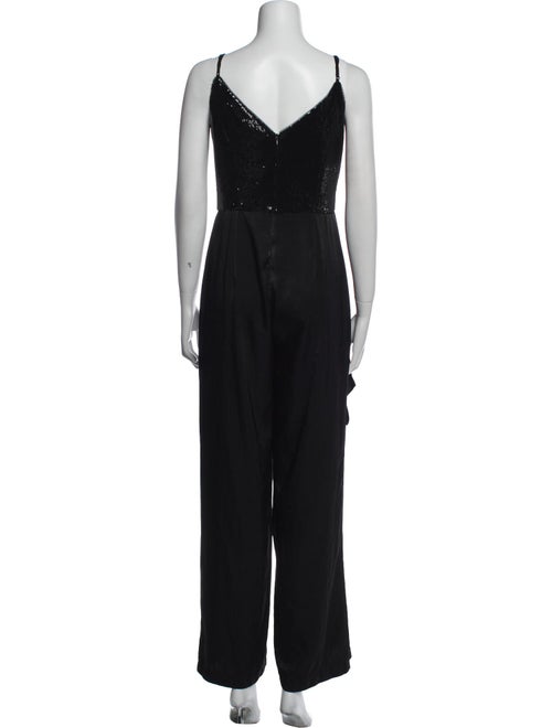 Aidan Mattox V-Neck Jumpsuit