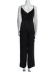 Aidan Mattox V-Neck Jumpsuit