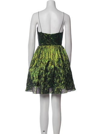 Aidan Mattox Printed Mini Dress