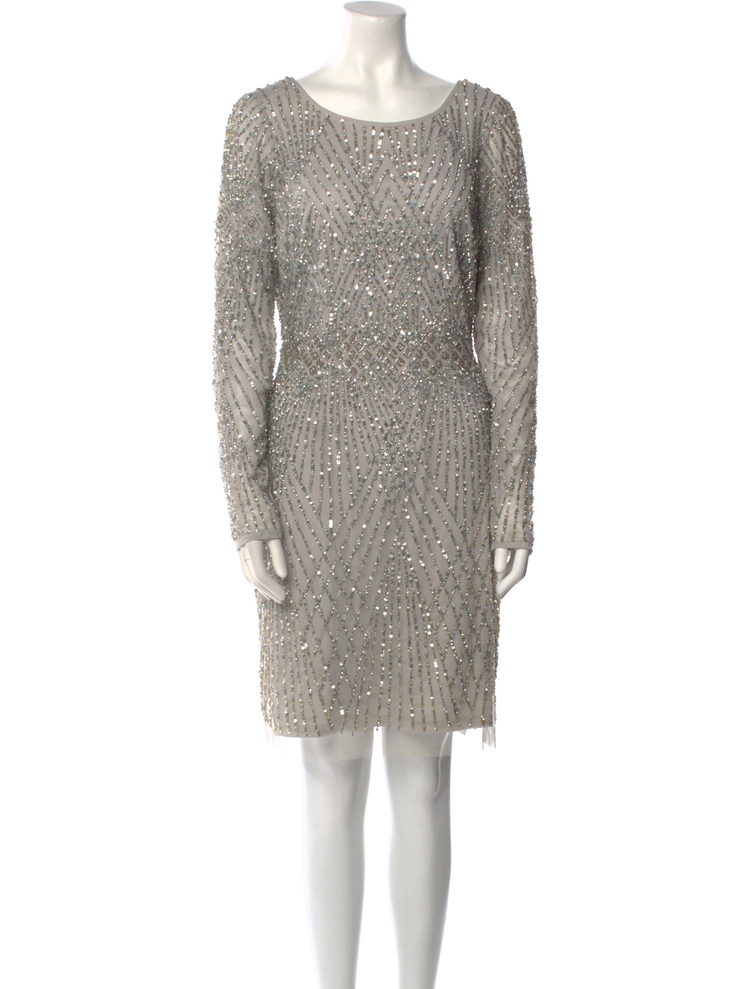 Aidan Mattox Scoop Neck Mini Dress w/ Tags