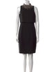 Aidan Mattox Mock Neck Knee-Length Dress