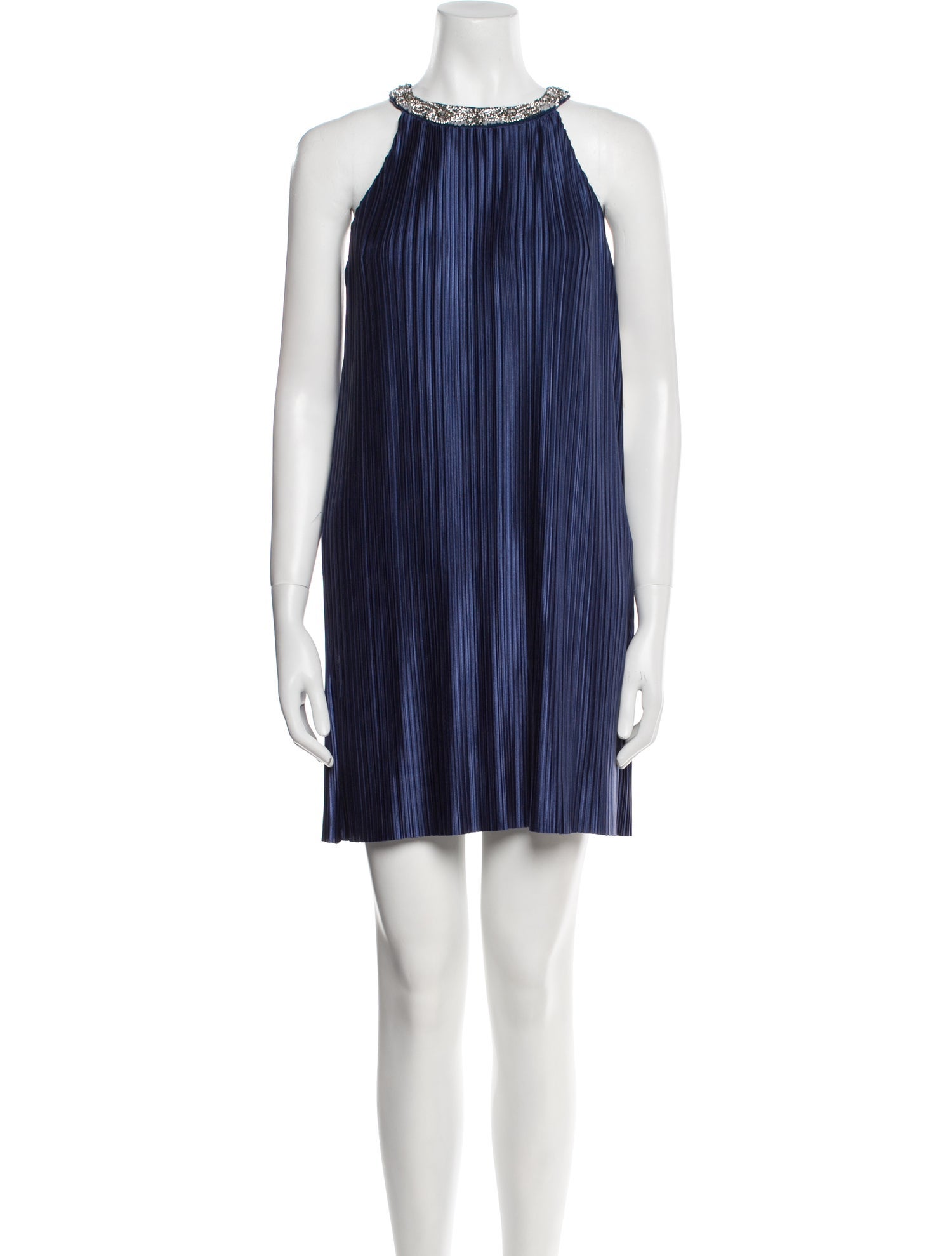 Aidan Mattox Striped Mini Dress