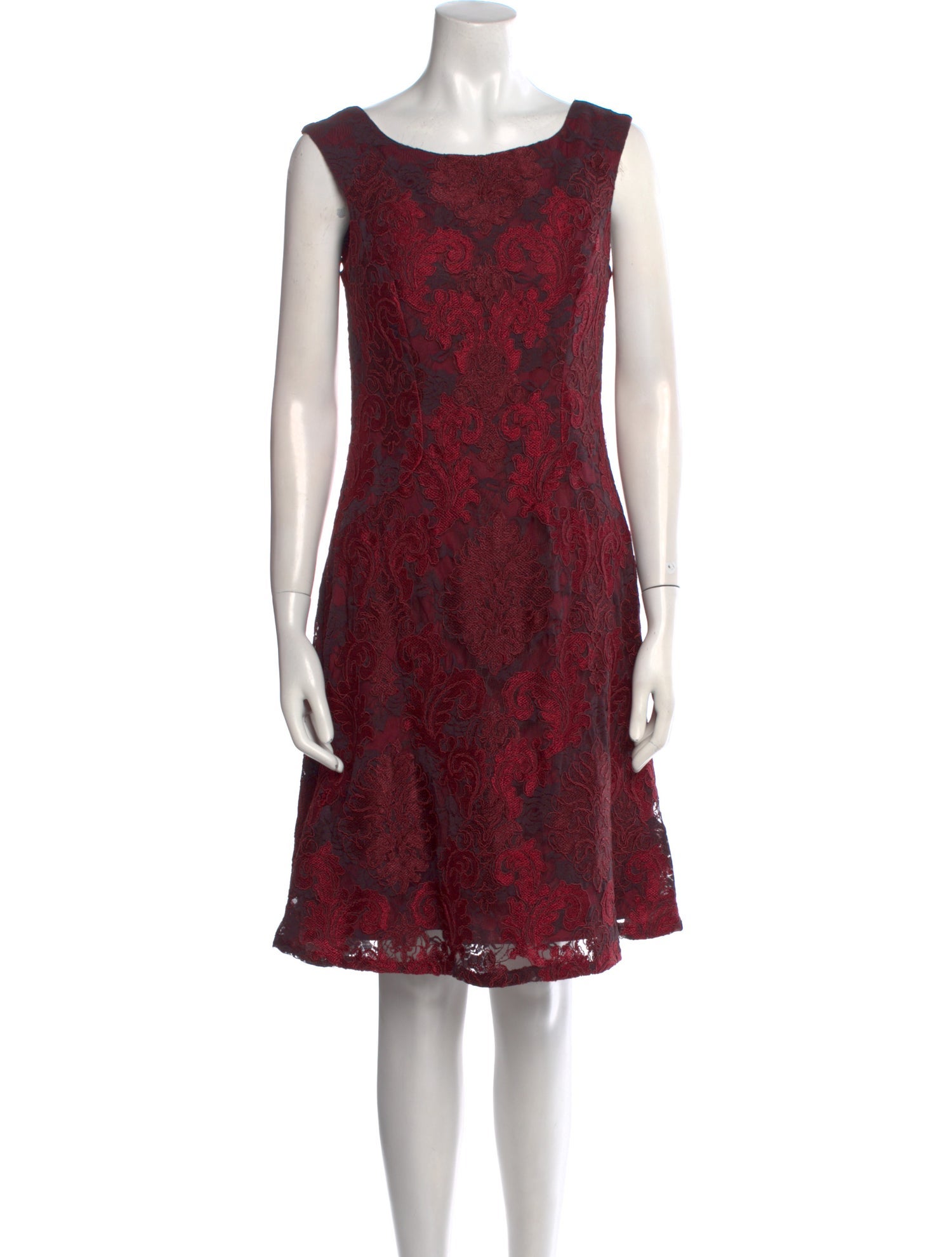 Aidan Mattox Printed Knee-Length Dress