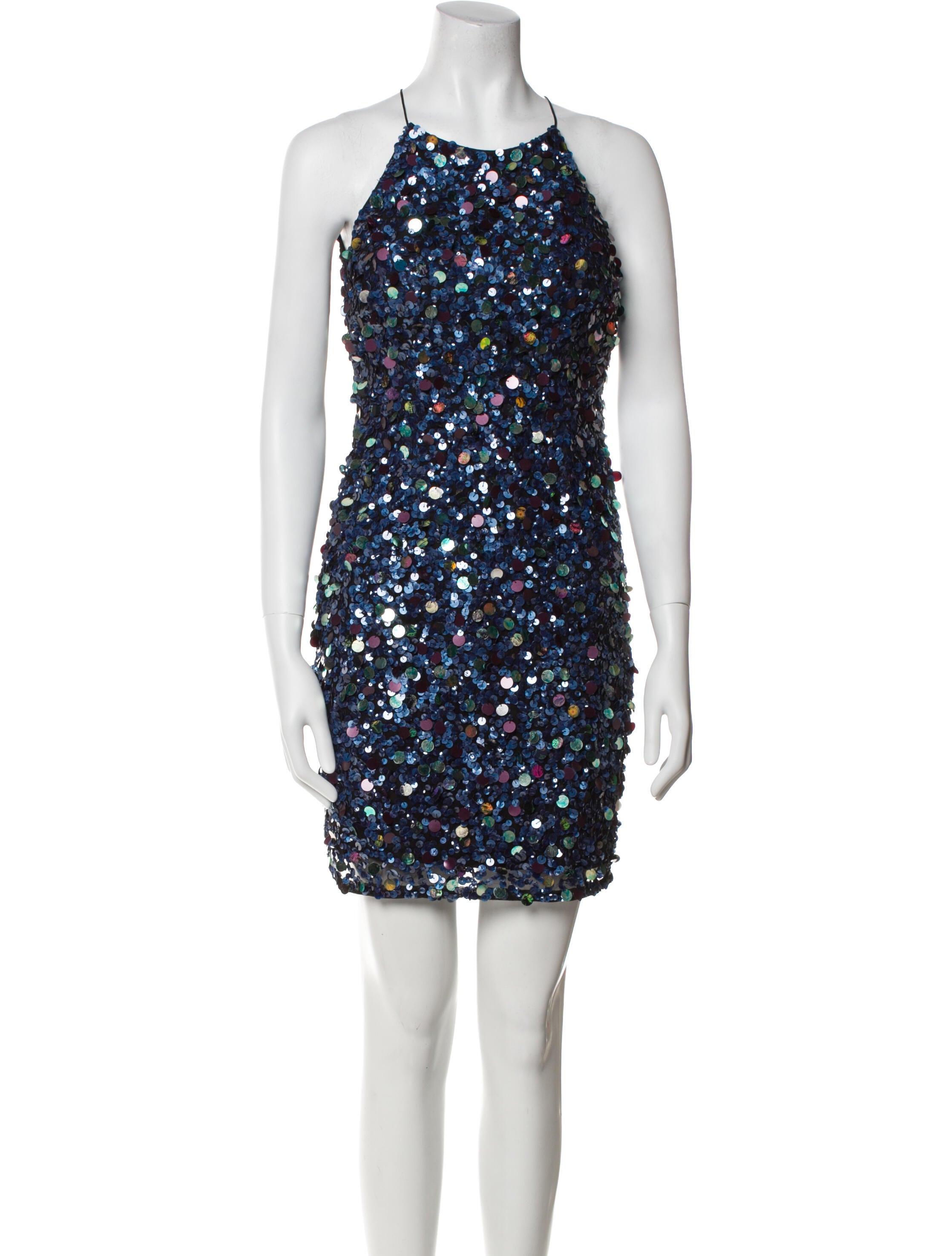 Aidan Mattox Halterneck Mini Dress w/ Tags