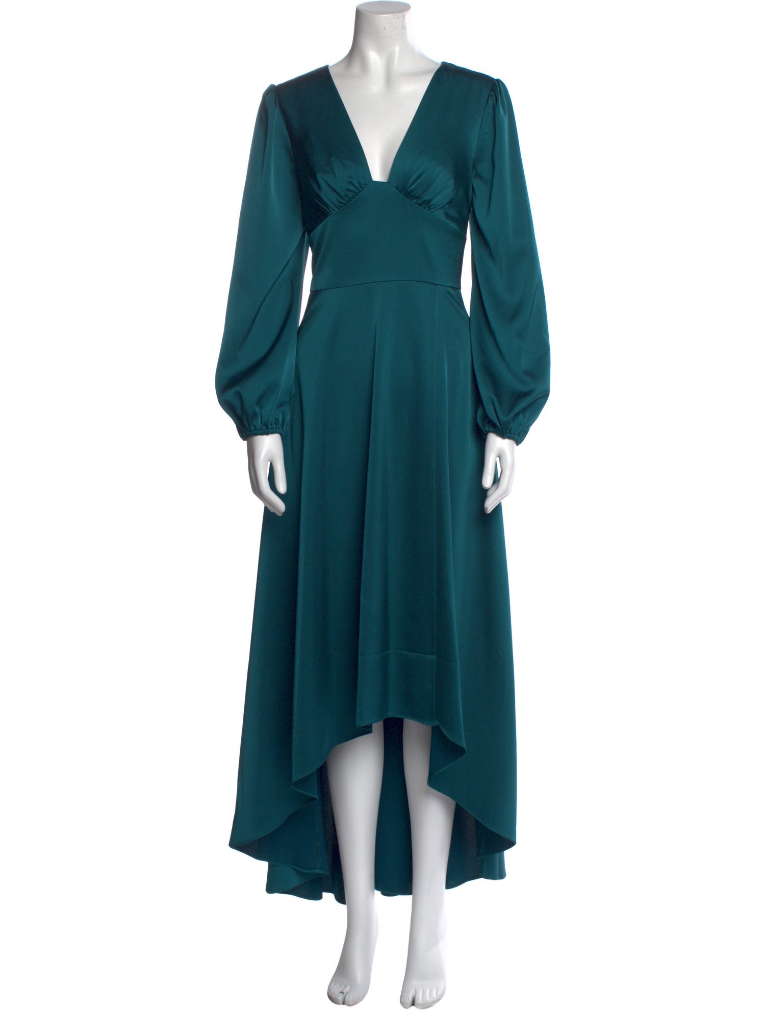 Aidan Mattox V-Neck Long Dress