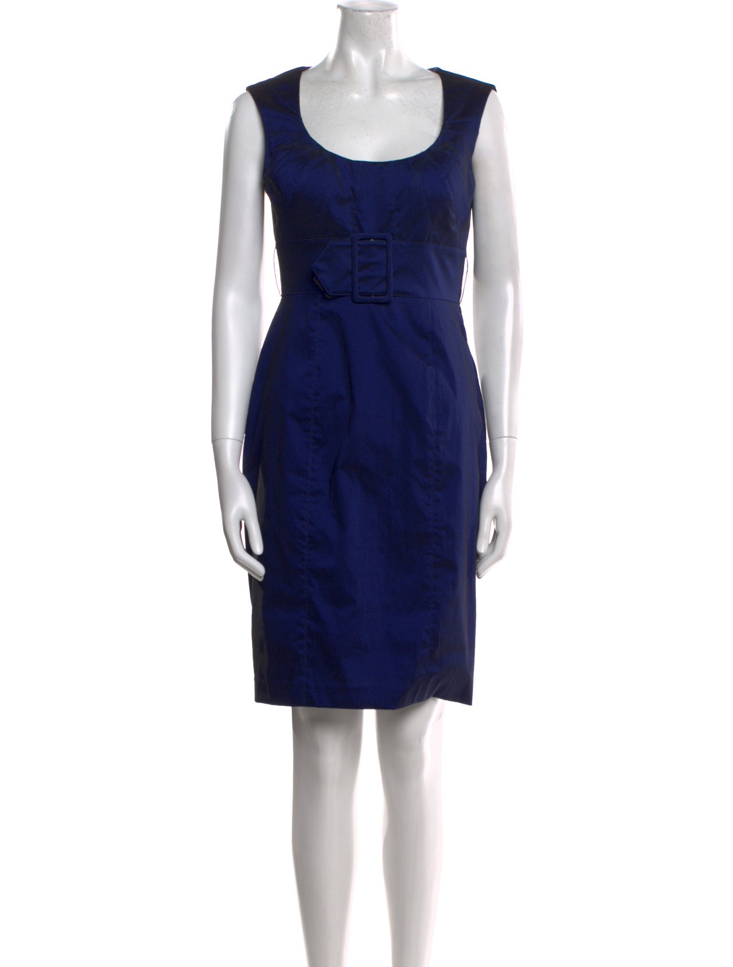 Aidan Mattox Scoop Neck Mini Dress