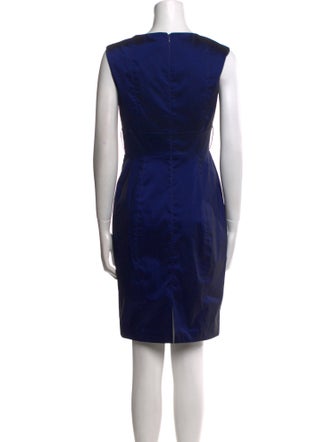 Aidan Mattox Scoop Neck Mini Dress