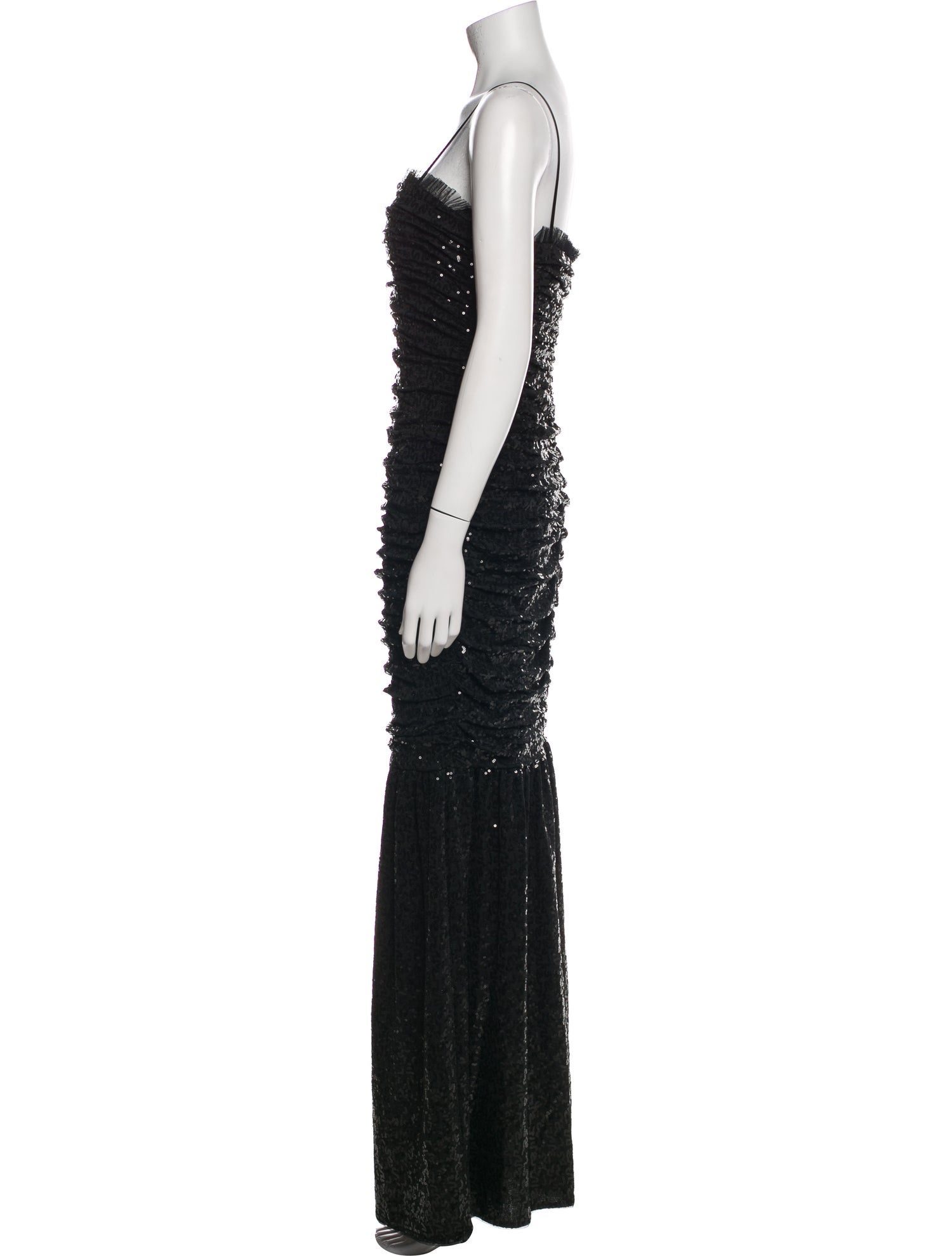 Aidan Mattox Patterned Long Dress