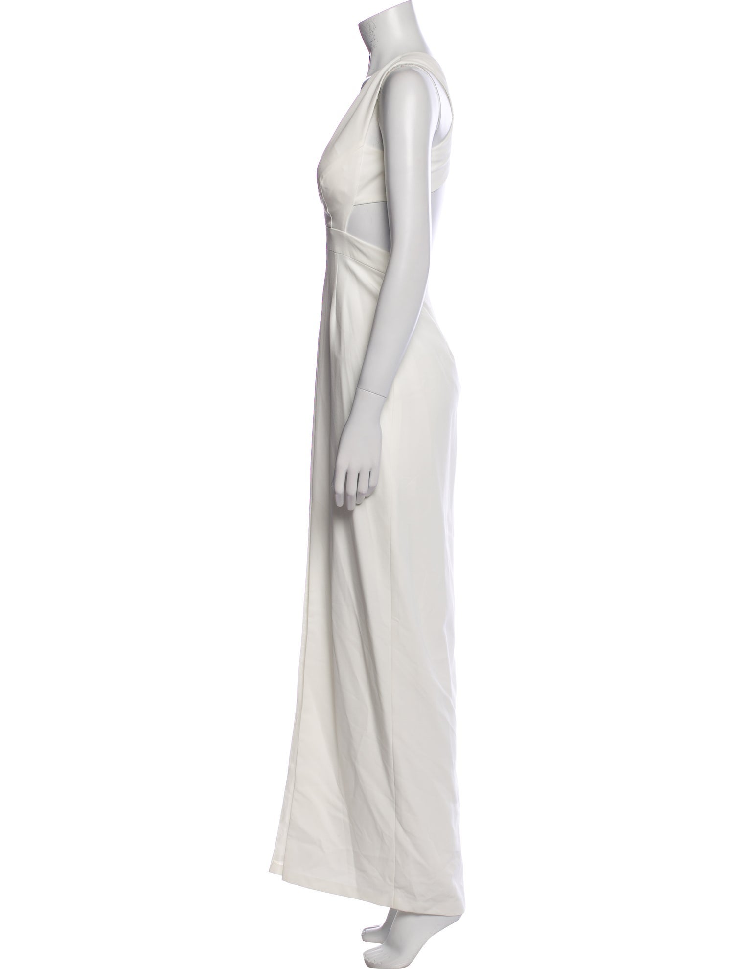 Aidan Mattox V-Neck Long Dress