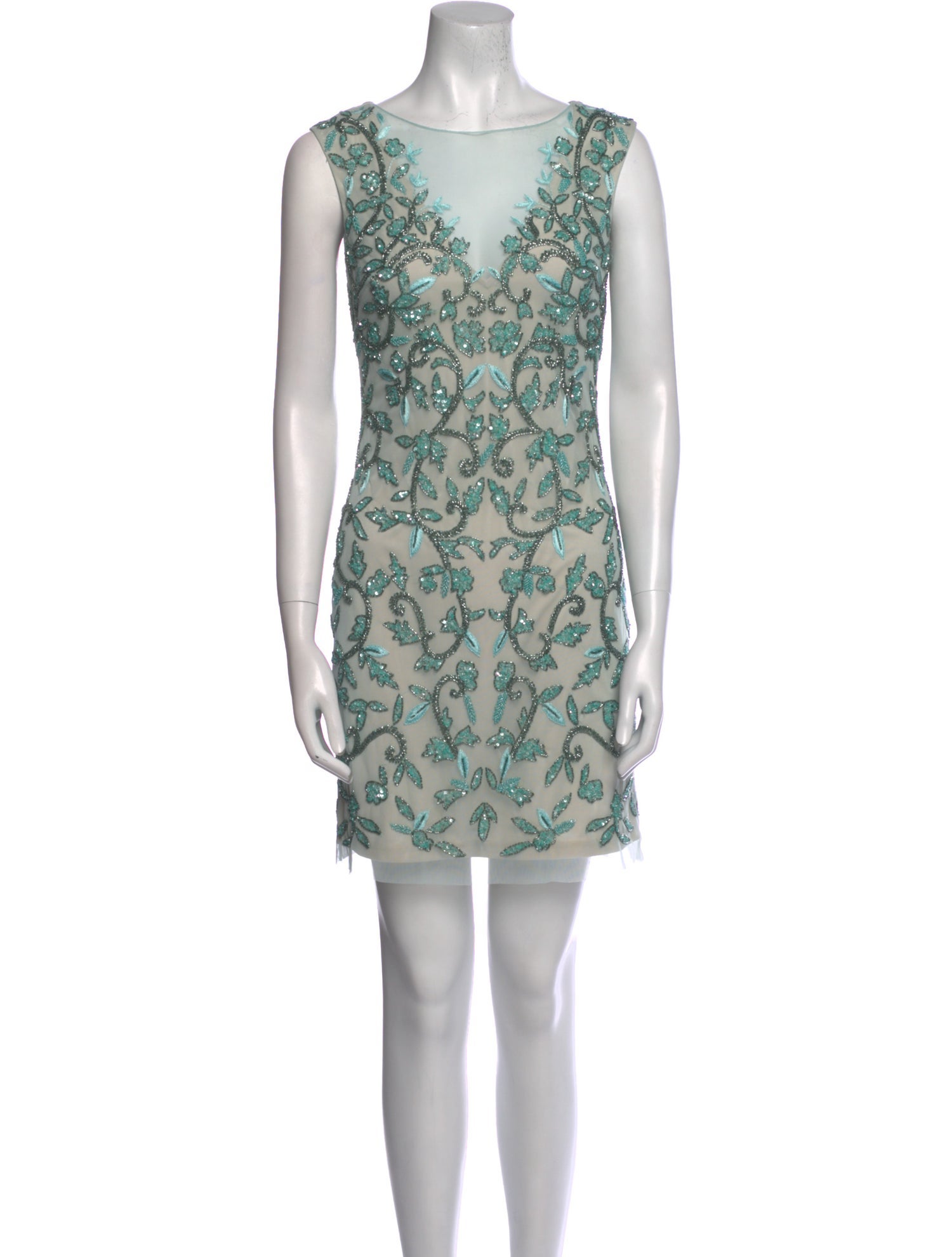 Aidan Mattox Printed Mini Dress