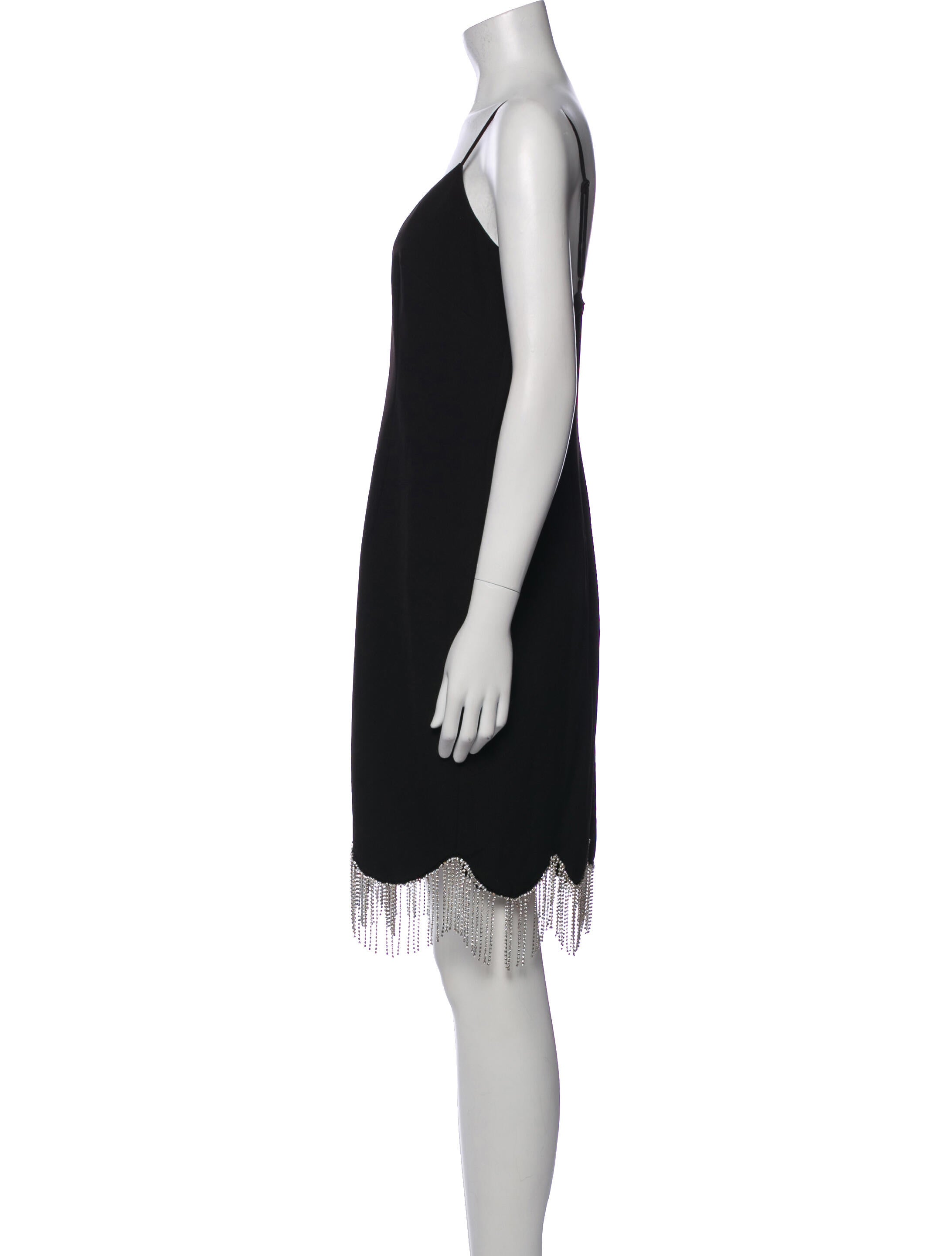 Aidan Mattox V-Neck Knee-Length Dress