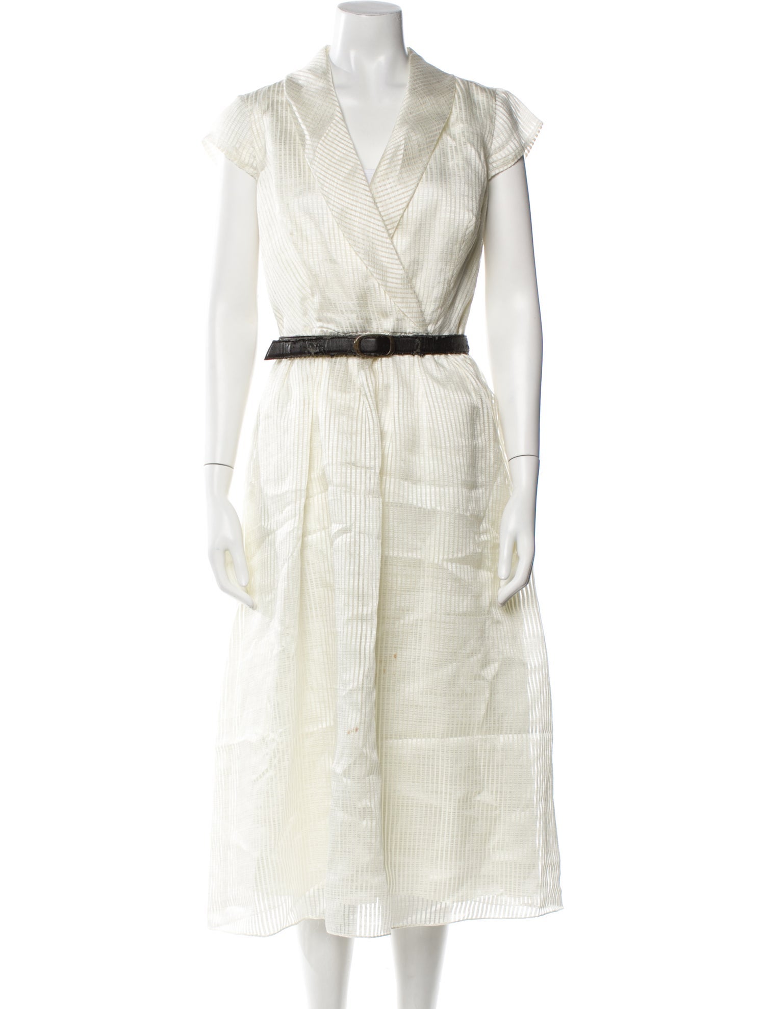 Aidan Mattox V-Neck Long Dress