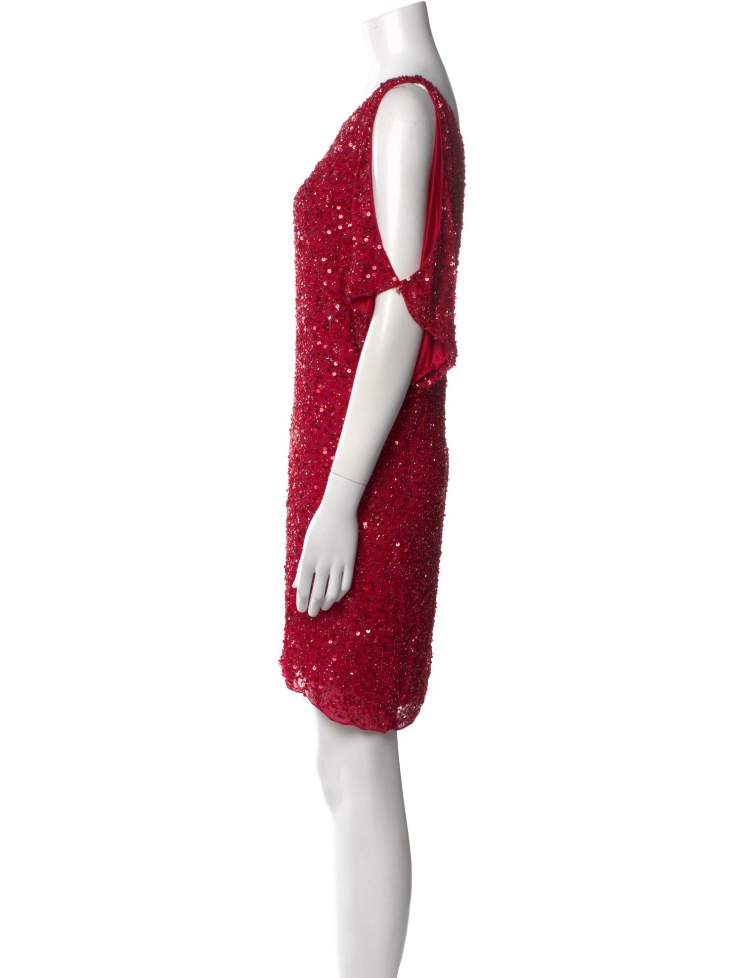 Aidan Mattox Silk Mini Dress