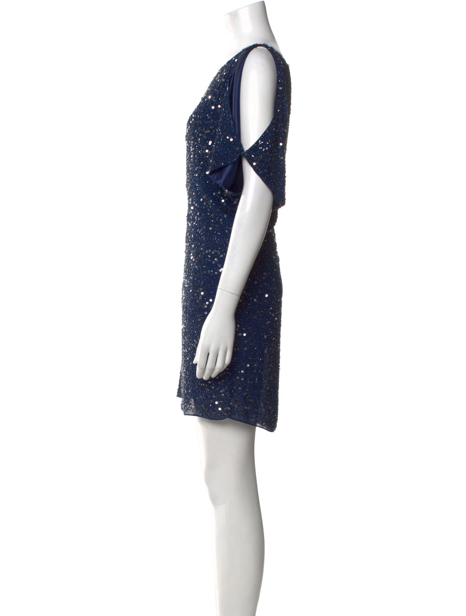 Aidan Mattox Silk Mini Dress