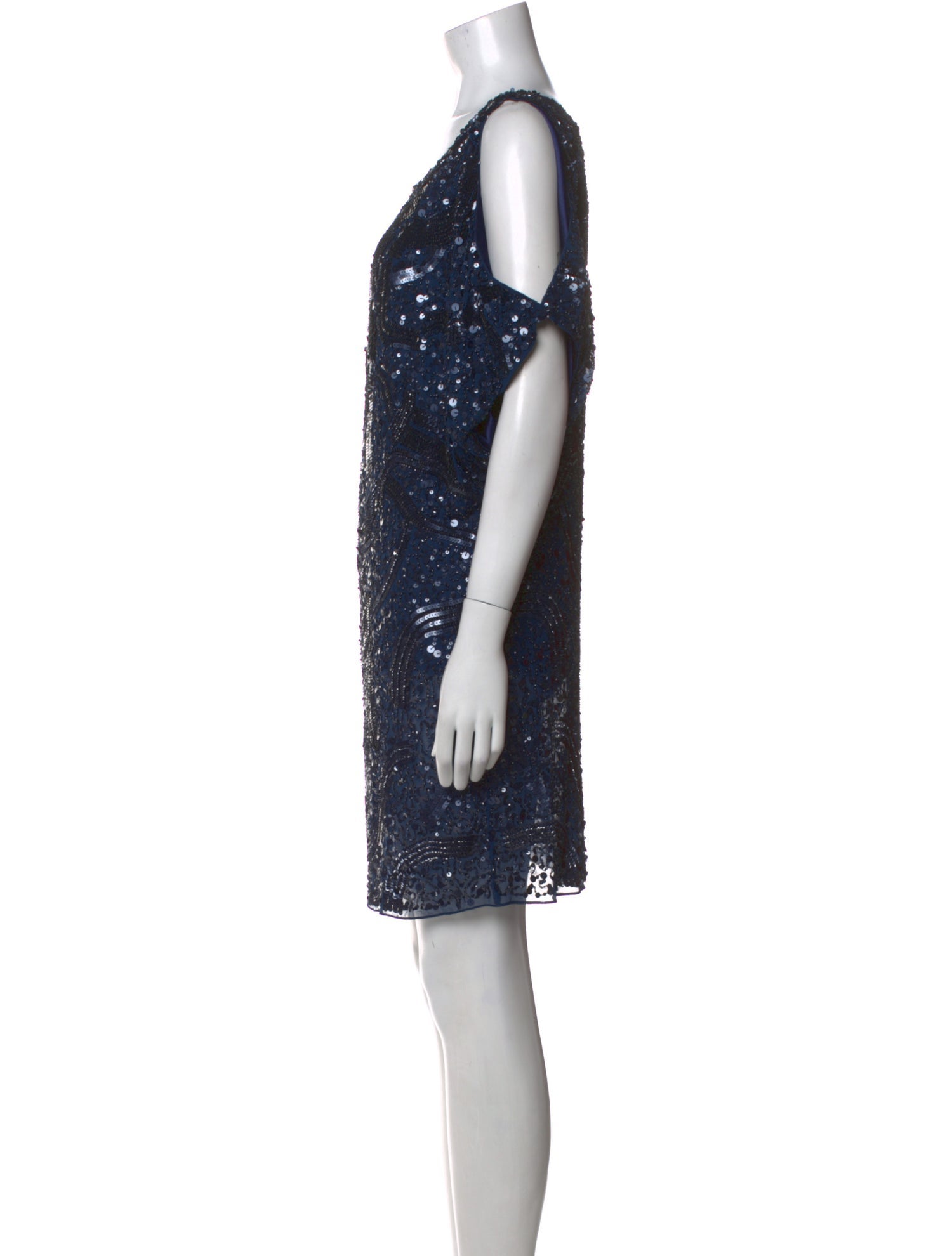 Aidan Mattox Silk Mini Dress